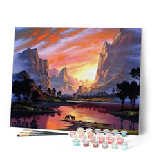 Cargar imagen en el visor de la galería, Lago de montaña y paisaje