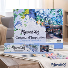 Cargar imagen en el visor de la galería, Pintar Por Números - Niña En La Entrada De La Tienda - Figuredart - Paisajes