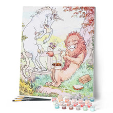 Cargar imagen en el visor de la galería, León y unicornio
