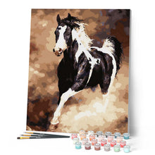 Cargar imagen en el visor de la galería, Gran caballo en blanco y negro