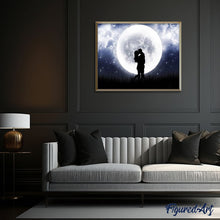 Cargar imagen en el visor de la galería, Luna llena beso romántico