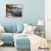 Cargar imagen en el visor de la galería, Pintar Por Números - Barcos En El Mediterráneo - Figuredart - Barcos Paisajes