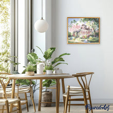 Cargar imagen en el visor de la galería, Pintar Por Números - Jardín Casa Coloreada - Figuredart - Paisajes