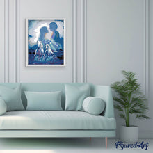 Cargar imagen en el visor de la galería, Pintar Por Números - Pareja De Caballos - Figuredart - Animales Caballos Romanticismo