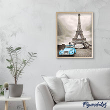 Cargar imagen en el visor de la galería, Pintar Por Números - Beso En París - Figuredart - Ciudades