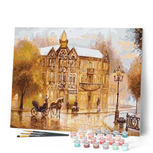 Cargar imagen en el visor de la galería, Pintar Por Números - Calle Dirección Transversal - Figuredart - Ciudades