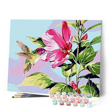 Cargar imagen en el visor de la galería, Pintar Por Números - Colibrí - Figuredart - Animales Flores Principiantes