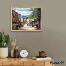 Cargar imagen en el visor de la galería, Pintar Por Números - Tienda Mediterránea Tablero De Dibujo De La Puerta - Figuredart - Paisajes