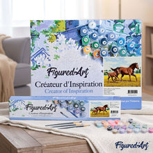 Cargar imagen en el visor de la galería, Pintar Por Números - Caballo Y Su Cría - Figuredart - Animales Caballos