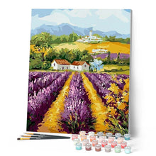 Cargar imagen en el visor de la galería, Pintar por números | Campo de lavanda | Novedades Paisajes Avanzado | FiguredArt