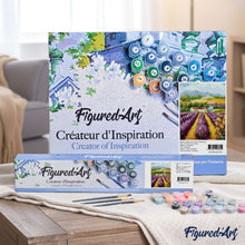 Cargar imagen en el visor de la galería, Pintar por números | Campo de lavanda | Novedades Paisajes Avanzado | FiguredArt