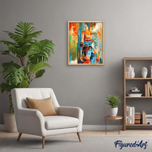 Cargar imagen en el visor de la galería, Pintar por números | La belleza de los colores | Novedades Desnudos Deseos de otros lugares Romanticismo pintura abstracta Fácil | FiguredArt