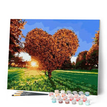 Cargar imagen en el visor de la galería, Pintar Por Números - Atardecer De Amor - Figuredart - Paisajes Romanticismo