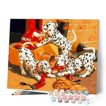 Cargar imagen en el visor de la galería, Pintar Por Números - Dálmatas - Figuredart - Animales