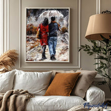 Cargar imagen en el visor de la galería, Pintar Por Números - Parejas Y Paraguas - Figuredart - Romanticismo