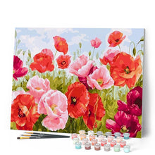 Cargar imagen en el visor de la galería, Pintar por números | Las amapolas | Novedades Flores Intermedio | FiguredArt