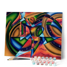 Cargar imagen en el visor de la galería, Pintar por números | Mujer y juegos de colores | Novedades pintura abstracta Intermedio | FiguredArt