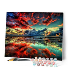 Cargar imagen en el visor de la galería, Pintar por números | Nubes mágicas | Novedades Paisajes Avanzado | FiguredArt