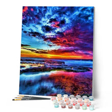 Cargar imagen en el visor de la galería, Pintar por números | Cielo nublado | Novedades Paisajes Intermedio | FiguredArt