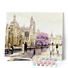 Cargar imagen en el visor de la galería, Pintar Por Números - Calle Europea - Figuredart - Ciudades