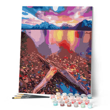 Cargar imagen en el visor de la galería, Pintar por números | Playa de colores | Novedades Paisajes Avanzado | FiguredArt