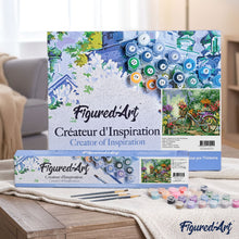 Cargar imagen en el visor de la galería, Pintar Por Números - Flores Y Bicicletas - Figuredart - Flores Paisajes