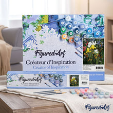 Cargar imagen en el visor de la galería, Pintar por números | En el medio de las flores | Novedades Flores Avanzado | FiguredArt