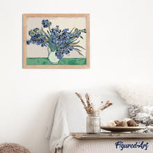 Cargar imagen en el visor de la galería, Pintar por números | Van Gogh - Iris No. 2 | Novedades Reproducción de obras de arte Flores Van Gogh Avanzado | FiguredArt