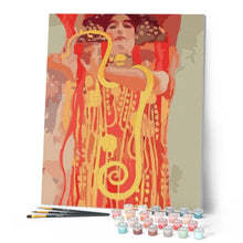 Cargar imagen en el visor de la galería, Pintar por números | Gustav Klimt - Mujer serpiente | Novedades Reproducción de obras de arte Avanzado | FiguredArt