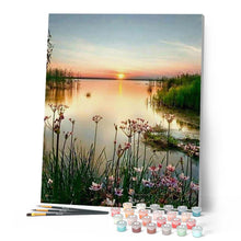 Cargar imagen en el visor de la galería, Pintar por números | Lago en calma | Novedades Paisajes Intermedio | FiguredArt