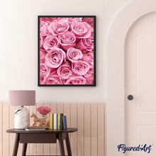 Cargar imagen en el visor de la galería, Pintar Por Números - Rosas 2 - Figuredart - Flores