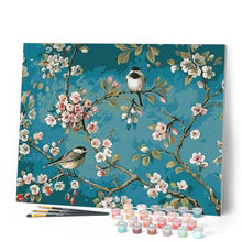 Cargar imagen en el visor de la galería, Pintar Por Números - Hola En Las Ramas - Figuredart - Animales Flores