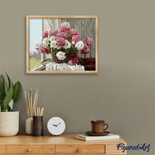 Cargar imagen en el visor de la galería, Pintar Por Números - Rosa Y Albaricoque - Figuredart - Flores