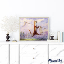 Cargar imagen en el visor de la galería, Pintar Por Números - Gato Relajado - Figuredart - Animales Gatos