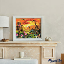 Cargar imagen en el visor de la galería, Pintar Por Números - Dinosaurios De Jurassic Park - Figuredart - Animales