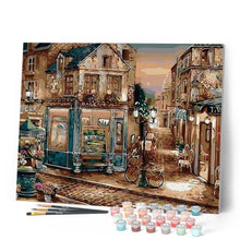 Cargar imagen en el visor de la galería, Pintar Por Números - Bicicleta En La Calle - Figuredart - Ciudades