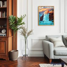 Cargar imagen en el visor de la galería, Pintar Por Números - Cascada En La Cabeza - Figuredart - Paisajes