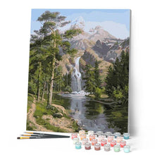 Cargar imagen en el visor de la galería, Pintar Por Números - Cascada Escénica - Figuredart - Paisajes