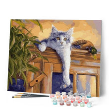 Cargar imagen en el visor de la galería, Pintar Por Números - Gatos Y Patos - Figuredart - Animales Gatos