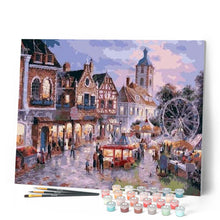 Cargar imagen en el visor de la galería, Pintar Por Números - Ciudad De Noche 1 - Figuredart - Ciudades