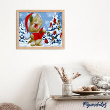 Cargar imagen en el visor de la galería, Pintar Por Números - Gato De La Navidad - Figuredart - Gatos Infantil Navidad