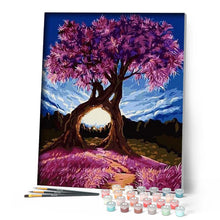 Cargar imagen en el visor de la galería, Pintar Por Números - Árbol De Los Deseos - Figuredart - Paisajes Árboles