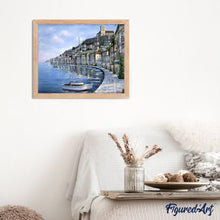 Cargar imagen en el visor de la galería, Pintar Por Números - Ciudad Costera Gris - Figuredart - Ciudades