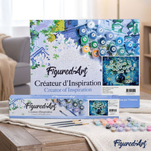 Cargar imagen en el visor de la galería, Pintar Por Números - Margarita Azul - Figuredart - Flores