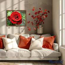 Cargar imagen en el visor de la galería, Pintar Por Números - Rosas Rojas - Figuredart - Flores