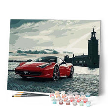 Cargar imagen en el visor de la galería, Pintar Por Números - Ferrari - Figuredart - Ciudades