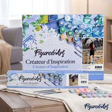 Cargar imagen en el visor de la galería, Pintar Por Números - Chica Bajo La Lluvia - Figuredart - Romanticismo