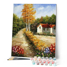 Cargar imagen en el visor de la galería, Pintar Por Números - Carretera De Arce Amarillo - Figuredart - Paisajes
