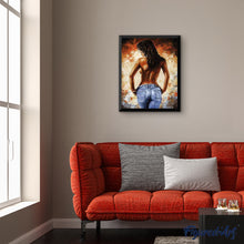 Cargar imagen en el visor de la galería, Pintar Por Números - Mujer Desnuda De Espaldas - Figuredart - Desnudos Romanticismo