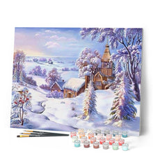 Cargar imagen en el visor de la galería, Pintar Por Números - Pueblo - Figuredart - Paisajes